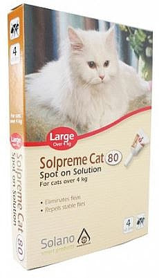 Solpreme Cat לחתול - אמפולות נגד פרעושים